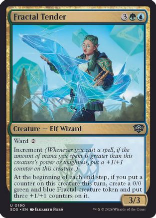 Fractal Tender (SOS-190) - [Secrets of Strixhaven] Foil