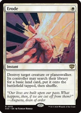 Erode (SOS-015) - [Secrets of Strixhaven] Foil
