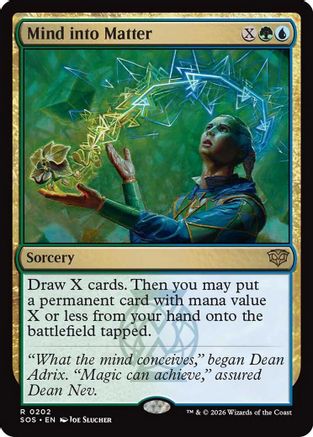 Mind into Matter (SOS-202) - [Secrets of Strixhaven] Foil