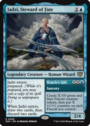 Jadzi, Steward of Fate (SOS-055) - [Secrets of Strixhaven] Foil