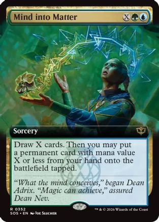 Mind into Matter (Extended Art) (SOS-352) - [Secrets of Strixhaven] Foil