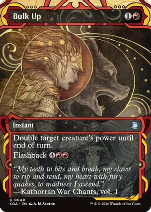 Bulk Up (SOA-040) - [Secrets of Strixhaven: Mystical Archive] Foil