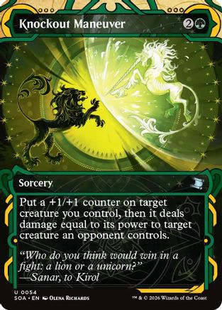 Knockout Maneuver (SOA-054) - [Secrets of Strixhaven: Mystical Archive]