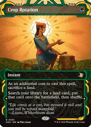 Crop Rotation (SOA-051) - [Secrets of Strixhaven: Mystical Archive] Foil