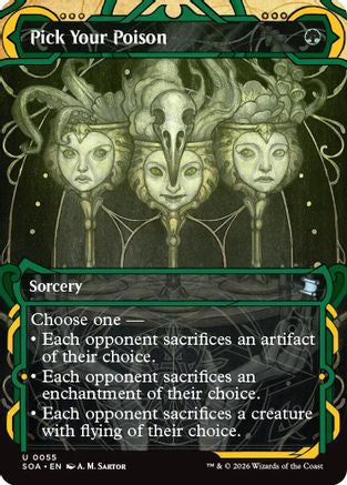 Pick Your Poison (SOA-055) - [Secrets of Strixhaven: Mystical Archive] Foil