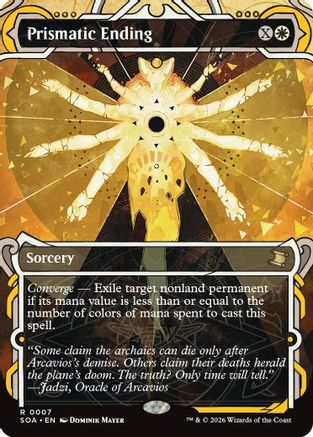 Prismatic Ending (SOA-007) - [Secrets of Strixhaven: Mystical Archive] Foil