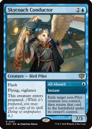 Skycoach Conductor (SOS-067) - [Secrets of Strixhaven] Foil