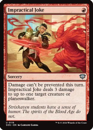 Impractical Joke (SOS-119) - [Secrets of Strixhaven] Foil