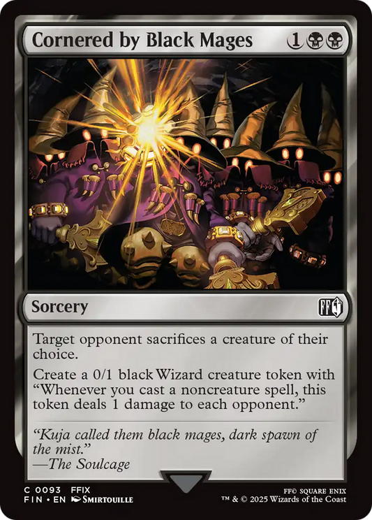 Cornered by Black Mages (FIN-093) - [FINAL FANTASY] Foil