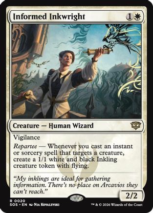 Informed Inkwright (SOS-020) - [Secrets of Strixhaven]