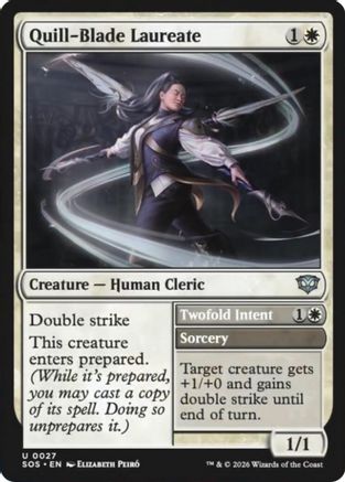 Quill-Blade Laureate (SOS-027) - [Secrets of Strixhaven] Foil