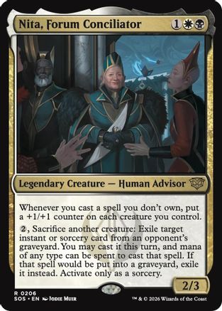 Nita, Forum Conciliator (SOS-206) - [Secrets of Strixhaven] Foil