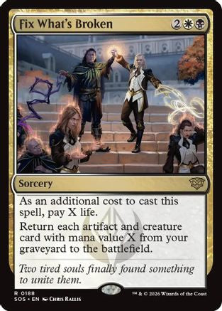 Fix What's Broken (SOS-188) - [Secrets of Strixhaven] Foil