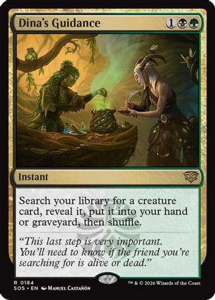 Dina's Guidance (SOS-184) - [Secrets of Strixhaven] Foil