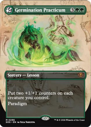 Germination Practicum (Borderless) (SOS-296) - [Secrets of Strixhaven] Foil