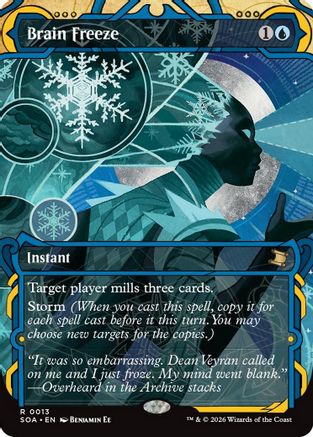 Brain Freeze (SOA-013) - [Secrets of Strixhaven: Mystical Archive] Foil