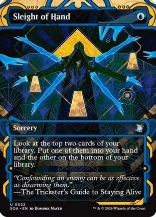 Sleight of Hand (SOA-022) - [Secrets of Strixhaven: Mystical Archive] Foil