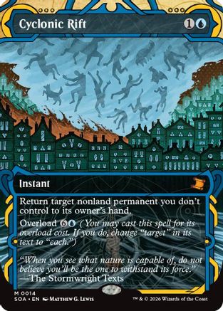Cyclonic Rift (SOA-014) - [Secrets of Strixhaven: Mystical Archive] Foil