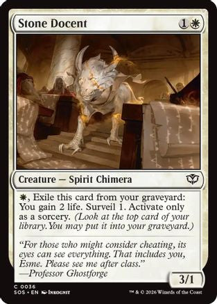Stone Docent (SOS-036) - [Secrets of Strixhaven]