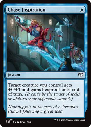 Chase Inspiration (SOS-041) - [Secrets of Strixhaven] Foil