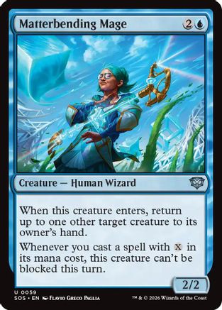 Matterbending Mage (SOS-059) - [Secrets of Strixhaven] Foil