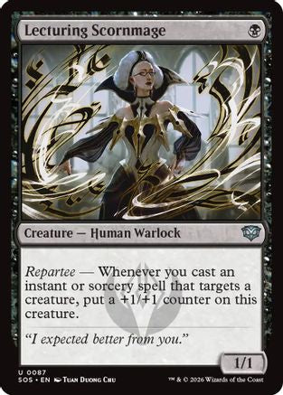 Lecturing Scornmage (SOS-087) - [Secrets of Strixhaven]