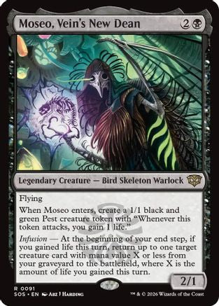 Moseo, Vein's New Dean (SOS-091) - [Secrets of Strixhaven]