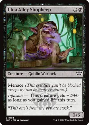 Ulna Alley Shopkeep (SOS-103) - [Secrets of Strixhaven] Foil
