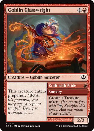 Goblin Glasswright (SOS-117) - [Secrets of Strixhaven] Foil