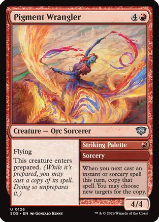 Pigment Wrangler (SOS-126) - [Secrets of Strixhaven] Foil