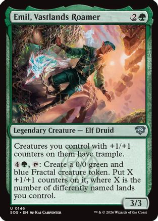 Emil, Vastlands Roamer (SOS-146) - [Secrets of Strixhaven] Foil