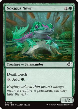 Noxious Newt (SOS-155) - [Secrets of Strixhaven]