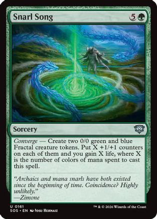 Snarl Song (SOS-161) - [Secrets of Strixhaven] Foil