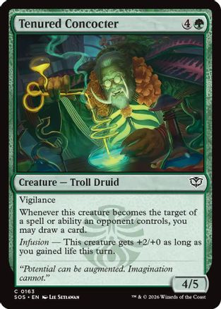 Tenured Concocter (SOS-163) - [Secrets of Strixhaven] Foil