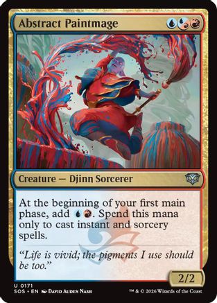 Abstract Paintmage (SOS-171) - [Secrets of Strixhaven] Foil