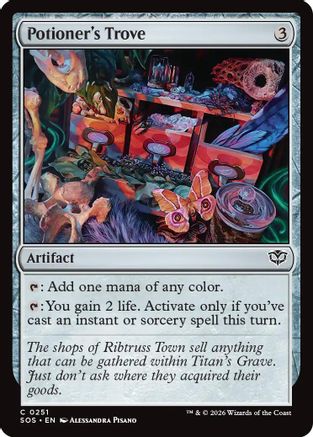Potioner's Trove (SOS-251) - [Secrets of Strixhaven] Foil