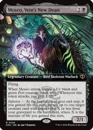 Moseo, Vein's New Dean (Extended Art) (SOS-326) - [Secrets of Strixhaven]