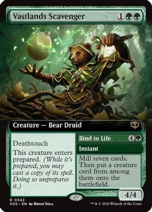 Vastlands Scavenger (Extended Art) (SOS-342) - [Secrets of Strixhaven]