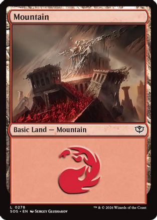 Mountain (0278) (SOS-278) - [Secrets of Strixhaven]