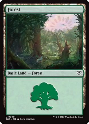 Forest (0280) (SOS-280) - [Secrets of Strixhaven]