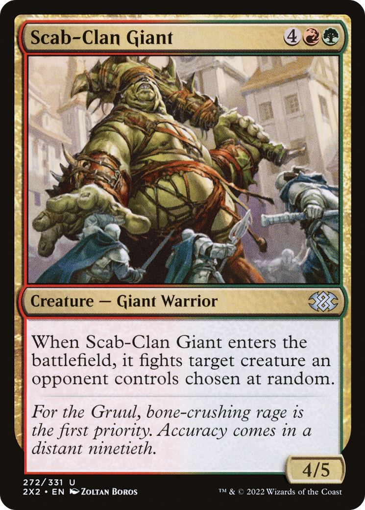 Scab-Clan Giant (2X2-272) - [Double Masters 2022] Foil