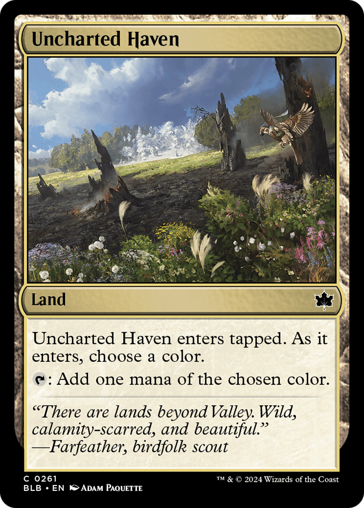 Uncharted Haven (BLB-261) - [Bloomburrow]