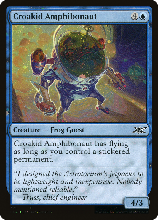 Croakid Amphibonaut (UNF-329) - [Unfinity] Foil