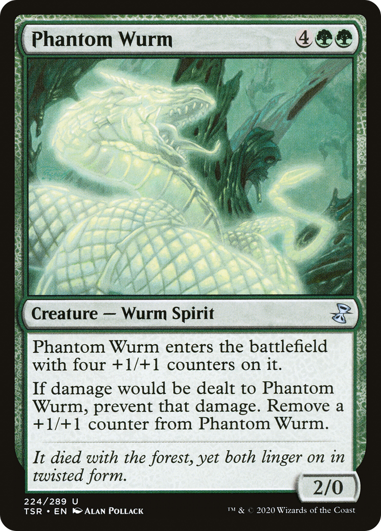 Phantom Wurm (TSR-224) - [Time Spiral Remastered] Foil
