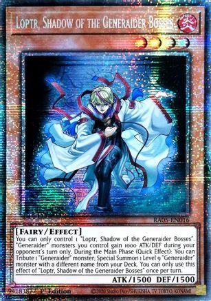 Loptr, Shadow of the Generaider Bosses (Starlight Rare) (RA05-EN051) - Rarity Collection 5 1st Edition