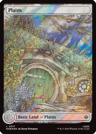 Plains (0317) (Surge Foil) (HOB-317) - [The Hobbit] Foil