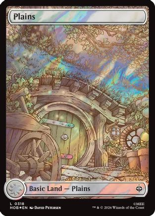 Plains (0318) (Surge Foil) (HOB-318) - [The Hobbit] Foil