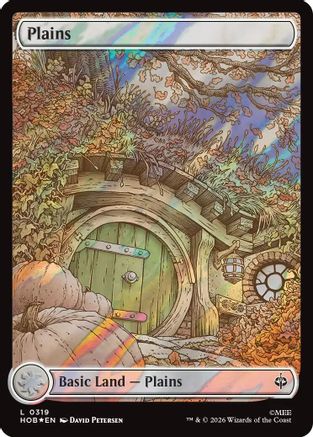 Plains (0319) (Surge Foil) (HOB-319) - [The Hobbit] Foil