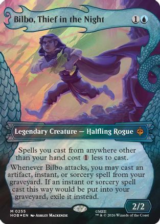 Bilbo, Thief in the Night (Showcase) (Surge Foil) (HOB-255) - [The Hobbit] Foil