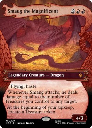 Smaug the Magnificent (Showcase) (HOB-229) - [The Hobbit] Foil